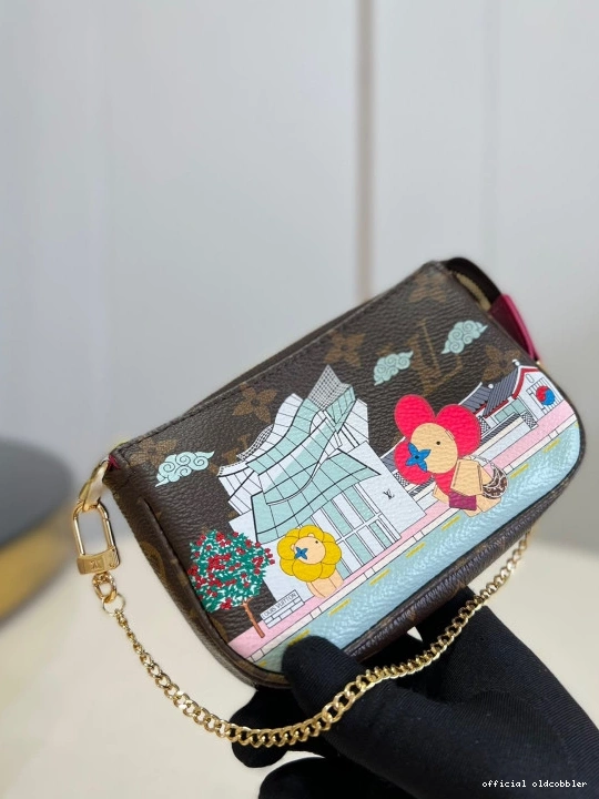 Official oldcobbler MINI LOUIS ACCESSOIRES POCHETTE VUITTON 0804